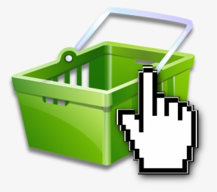Shopping Basket, Shopping Cart, Shopping, Supermarket - Internet Shopping Clipart, HD Png Download, Free Download