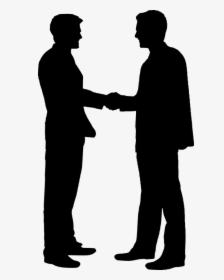 Silhouette, Shaking, Hands, Business, Partners, Hand - Silhouette Shaking Hands, HD Png Download, Free Download