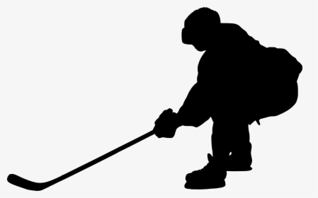Ice Hockey Silhouette Png, Transparent Png, Free Download