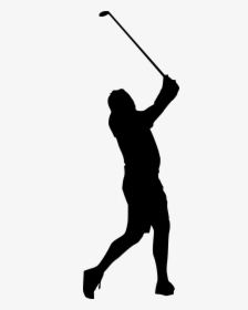 Portable Network Graphics Clip Art Silhouette Golf - Woman Golfer Silhouette Png, Transparent Png, Free Download