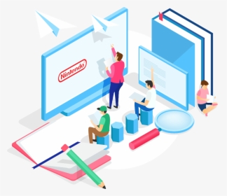 Nintendo Eshop Codes - Education Illustration Vector Png, Transparent Png, Free Download