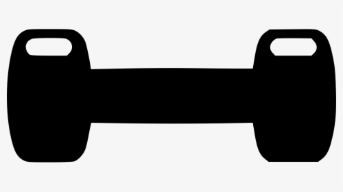 Dumbbell - Silhouette Dumbbell Png, Transparent Png, Free Download