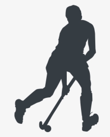 Hockey,leg,stick And Ball Games,floorball,balance - Field Hockey Hockey Silhouette, HD Png Download, Free Download