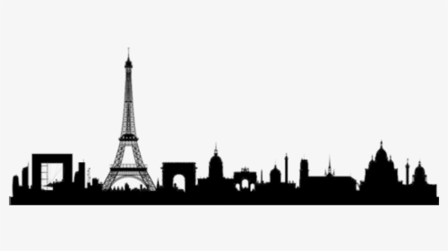 Paris Is Seen As Thé Most Interesting City Of Europe - Paris Skyline Silhouette Png, Transparent Png, Free Download