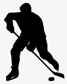 Transparent Hockey Pucks Clipart - Hockey Player Silhouette Png, Png Download, Free Download