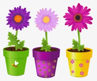 Picture My Garden Valley - Flowerpot With A Flower Clipart, HD Png Download, Free Download