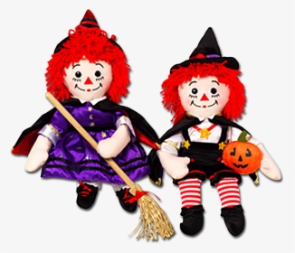 Halloween Raggedy Ann And Andy Plush Dolls, HD Png Download, Free Download