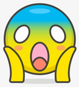 064 Face Screaming In Fear - Fear Svg, HD Png Download, Free Download