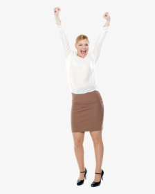 Happy-women - Miniskirt, HD Png Download, Free Download