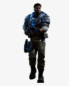 Gears Of War 4 Character Del - Gears Of War Characters Png, Transparent Png, Free Download