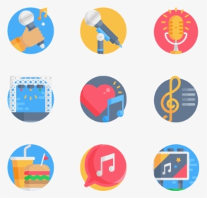 Music Festival - Concert Flat Icon, HD Png Download, Free Download