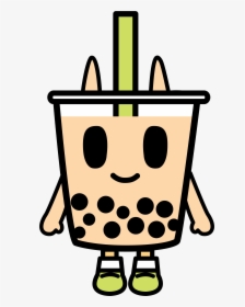 Bubble Tea Cartoon Character, HD Png Download, Free Download