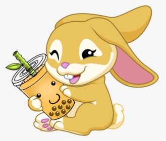 Bobaddiction Rabbit Finished - Cartoon, HD Png Download, Free Download