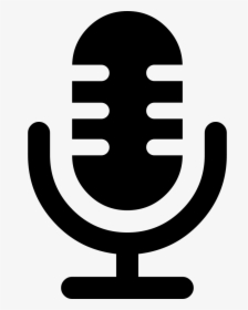Microphone Voice Interface Symbol - Microphone Symbol Png, Transparent Png, Free Download
