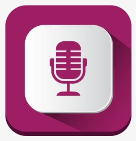 Microphone Icon - Icone Musica Png Pink, Transparent Png, Free Download