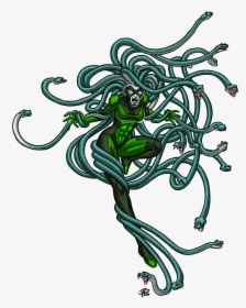 Colored Medusa Cliparts - Greek Mythology Myth Creature, HD Png Download, Free Download