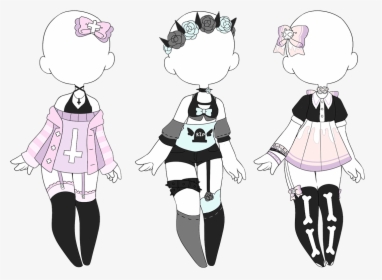 Pastel Goth Outfits, HD Png Download, Free Download