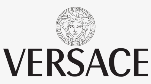 Versace Logo With Gold Gradient - Versace Decal, HD Png Download - kindpng