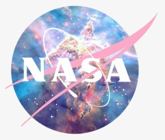 Nasa Space Tumblr Grunge Galaxy Stars Nasalogo Nebulosa - Nasa Logo Galaxy, HD Png Download, Free Download