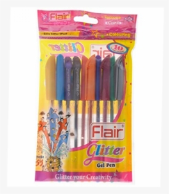 Flair Glitter - Many Colors In Glitter Pens, HD Png Download, Free Download