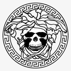 #versace #skull #goldteeth - Versace Logo Transparent, HD Png Download, Free Download