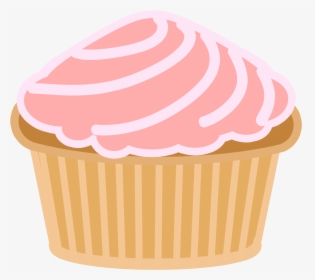 Muffin Clipart Eleven - Pink Cupcake, HD Png Download, Free Download