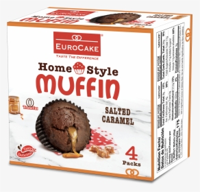 Home Style Muffin Salted Caramel 4pc Box New, HD Png Download, Free Download