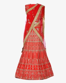 Red Bridal Lehenga Png Photo - Ethnic Wear Mannequin Png, Transparent Png, Free Download