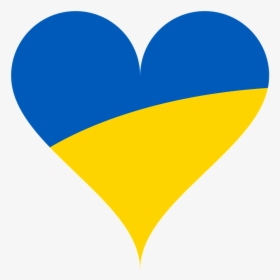 Ukraine Flag Heart Png, Transparent Png, Free Download