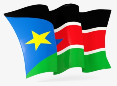 Picture Of South Sudan Flag - South Sudan Waving Flag, HD Png Download, Free Download