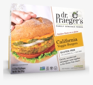 Praeger"s California Gluten Free Veggie Burgers - Dr Praeger Veggie Burger, HD Png Download, Free Download