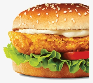 Burger - Fried Chicken Burger Png, Transparent Png, Free Download