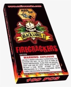Black Label 1 In Firecrackers - Black Label 1 Firecrackers Dominator, HD Png Download, Free Download