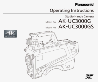 Operating Instructions Ak Uc3000g/ak Uc3000gs - Line Art, HD Png Download, Free Download