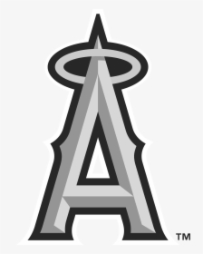 Los Angeles Angels Logo Black And White - Angels Logo Black And White, HD Png Download, Free Download