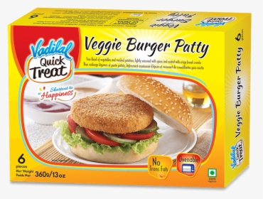 Veggie Burger Patty - Vadilal Aloo Tikki, HD Png Download, Free Download