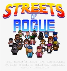 Streets Of Rogue [alpha] - Streets Of Rogue Characters, HD Png Download, Free Download