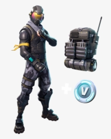Toy Robot Agent Royale Rogue Fortnite Goldeneye - Fortnite Rogue Agent Skin Png, Transparent Png, Free Download