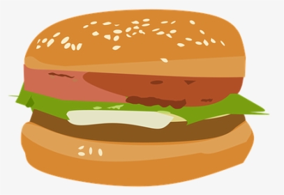 Hamburger, Sandwich, Life, Calories, Vegetable, Meals - Cheeseburger, HD Png Download, Free Download