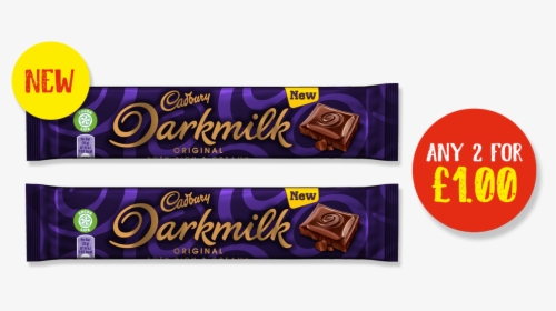 Dairy Milk Darkmilk 35g 49g11 March - Cadbury Chocolate, HD Png Download, Free Download