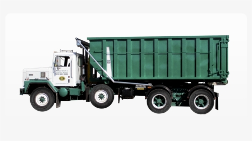 30 Yard Container Truck - Roll Off Truck Png, Transparent Png, Free Download