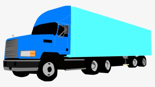 Truck, Transportation, Vehicle, Container - 18 Wheeler Clipart Png, Transparent Png, Free Download