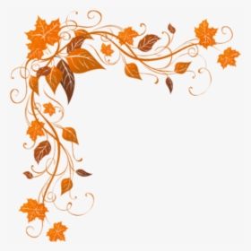Pin By On Fall - Fall Leaves Corner Border, HD Png Download, Free Download