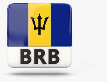 Square Icon With Iso Code - Barbados Flag, HD Png Download, Free Download