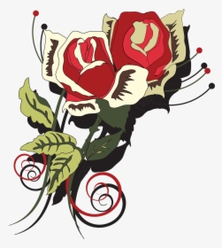Flower Decoration In Color Clip Arts - Png Clipart Logo Bunga, Transparent Png, Free Download