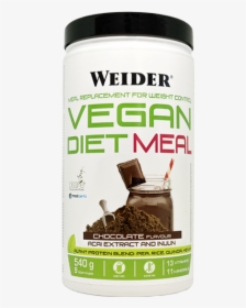Vegan Diet Meal - Weider Vegan Diet Meal, HD Png Download, Free Download