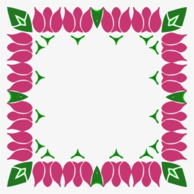 Transparent Pink Rose Border Png - Floral Design Border, Png Download, Free Download