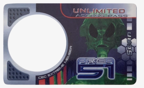 Area 51 Pass Chuck E Cheese, HD Png Download, Free Download