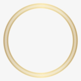 Golden Border Circleframe Decoration - Circle, HD Png Download, Free Download