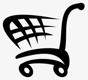 Trolley Vector Super Market - Blue Shopping Cart Logo, HD Png Download, Free Download